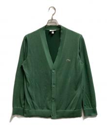 LACOSTE（ラコステ）の古着「薄手カーディガン」｜グリーン