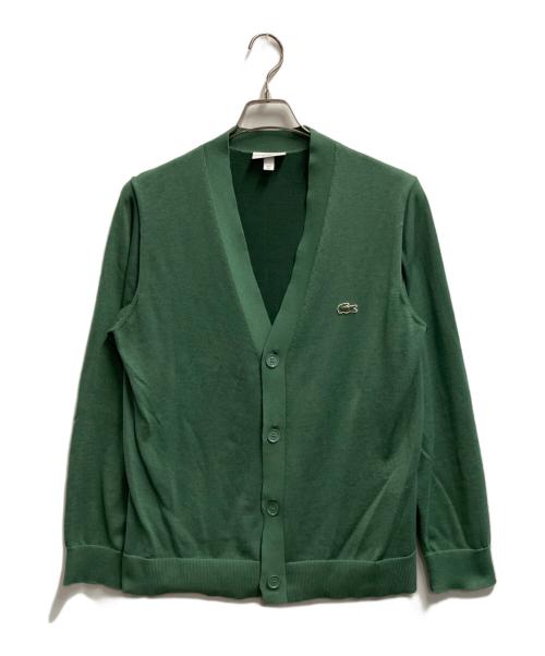 LACOSTE（ラコステ）LACOSTE (ラコステ) 薄手カーディガン グリーン サイズ:Lの古着・服飾アイテム