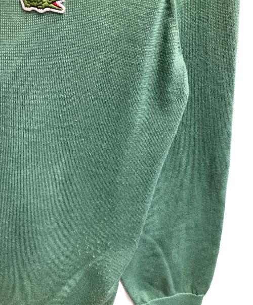 LACOSTE（ラコステ）LACOSTE (ラコステ) 薄手カーディガン グリーン サイズ:Lの古着・服飾アイテム