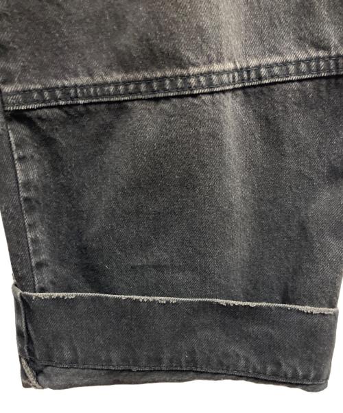DIESEL（ディーゼル）DIESEL (ディーゼル) デニムカーゴパンツ ブラック サイズ:W28の古着・服飾アイテム