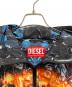 中古・古着 DIESEL (ディーゼル) ナイロンジャケット ネイビー×オレンジ サイズ:SIZE 46：10000円