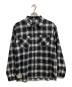 Schott（ショット）の古着「ネルシャツ」｜ブラック
