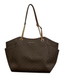 MICHAEL KORS（マイケルコース）の古着「チェーントートバッグ」｜ブラウン