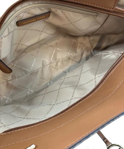 MICHAEL KORS（マイケルコース）MICHAEL KORS (マイケルコース) チェーントートバッグ ブラウンの古着・服飾アイテム