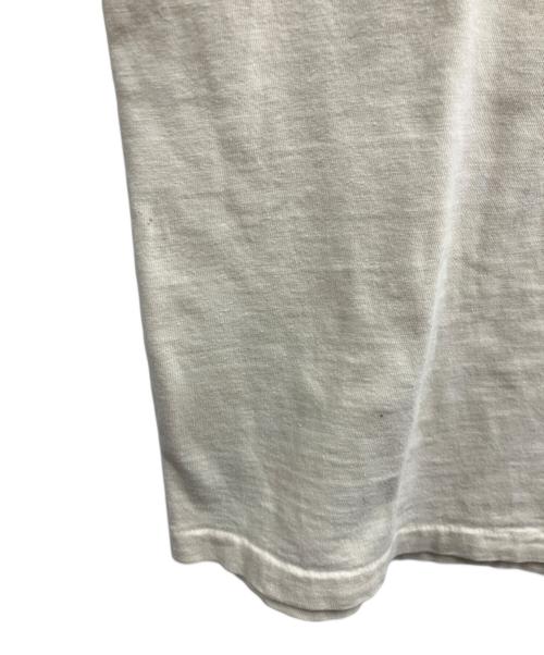 Hanes（ヘインズ）Hanes (ヘインズ) 半袖カットソー アイボリー サイズ:Mの古着・服飾アイテム