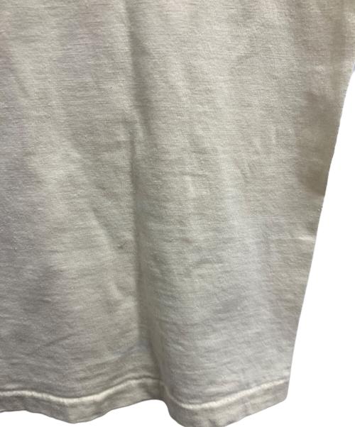 Hanes（ヘインズ）Hanes (ヘインズ) 半袖カットソー アイボリー サイズ:Mの古着・服飾アイテム