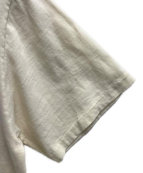 Hanes（ヘインズ）Hanes (ヘインズ) 半袖カットソー アイボリー サイズ:Mの古着・服飾アイテム