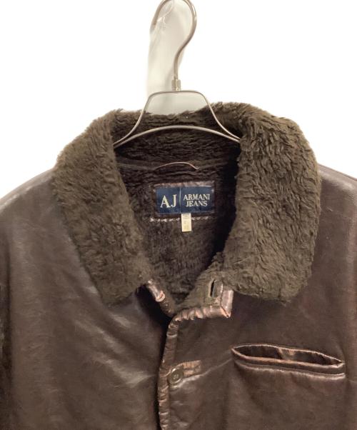 ARMANI JEANS（アルマーニジーンズ）ARMANI JEANS (アルマーニジーンズ) ジャケット ブラウン サイズ:38の古着・服飾アイテム