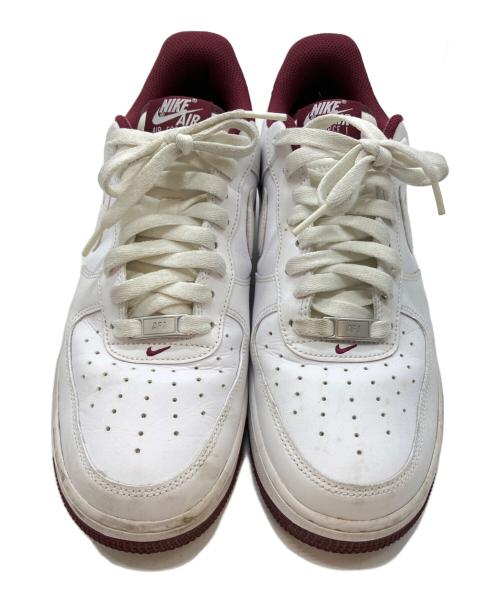 NIKE（ナイキ）NIKE (ナイキ) スニーカー ホワイト×ワインレッド サイズ:27㎝の古着・服飾アイテム