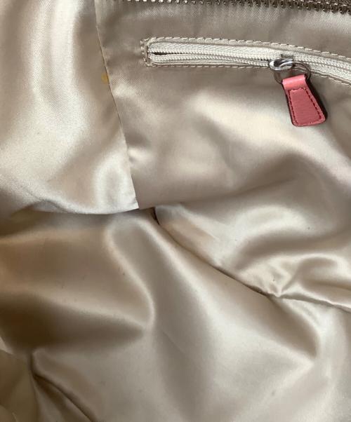 COACH（コーチ）COACH (コーチ) トートバッグ ベージュ×ピンクの古着・服飾アイテム