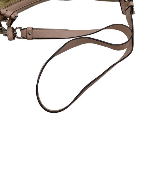 COACH（コーチ）COACH (コーチ) ショルダーバッグ ベージュ×ピンクの古着・服飾アイテム