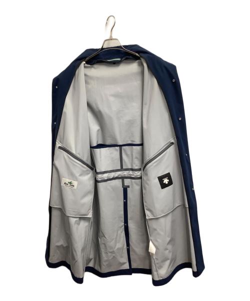 DESCENTE（デサント）DESCENTE (デサント) スタンドカラーコート ブルー サイズ:Mの古着・服飾アイテム