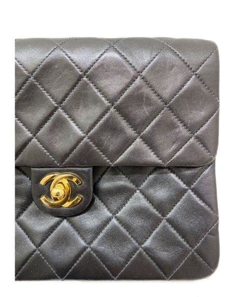 CHANEL（シャネル）CHANEL (シャネル) シングルフラップマトラッセ ブラック サイズ:20の古着・服飾アイテム