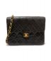 CHANEL（シャネル）の古着「シングルフラップマトラッセ」｜ブラック