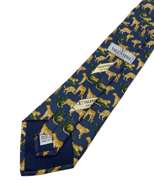 VALENTINO（ヴァレンティノ）VALENTINO (ヴァレンティノ) 総柄ネクタイ ネイビー サイズ:- 未使用品の古着・服飾アイテム
