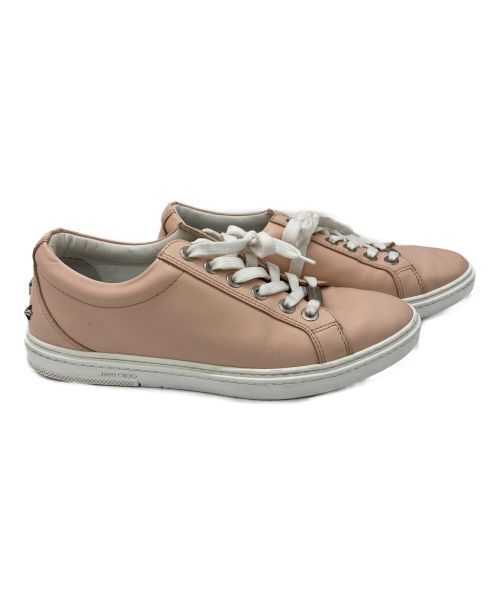 JIMMY CHOO（ジミーチュウ）JIMMY CHOO (ジミーチュウ) スニーカー ピンク サイズ:41の古着・服飾アイテム