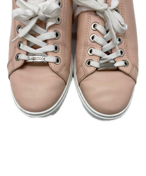 JIMMY CHOO（ジミーチュウ）JIMMY CHOO (ジミーチュウ) スニーカー ピンク サイズ:41の古着・服飾アイテム
