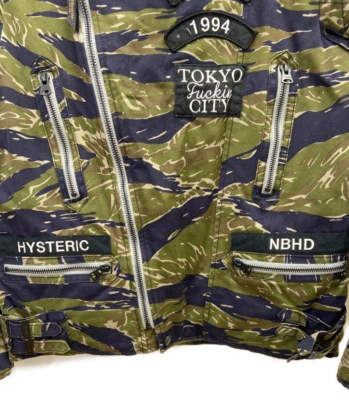 NEIGHBORHOOD（ネイバーフッド）NEIGHBORHOOD (ネイバーフッド) Hysteric Glamour (ヒステリックグラマー) THUNDER BOLT-2 C-JKT グリーン サイズ:Mの古着・服飾アイテム