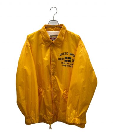 中古・古着通販】GAVIAL (ガヴィル) コーチジャケット イエロー サイズ