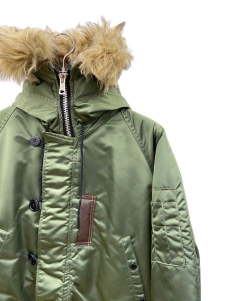 CORINTH MFG（コリンズ）CORINTH MFG (コリンズ) N-3Bタイプコート カーキ サイズ:Mの古着・服飾アイテム