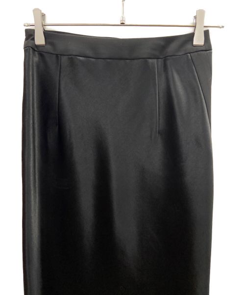 CINOH（チノ）CINOH (チノ) BLACK FORMAL BONDING ACETATE SATIN MARMAID SKIRT ブラック サイズ:FREEの古着・服飾アイテム