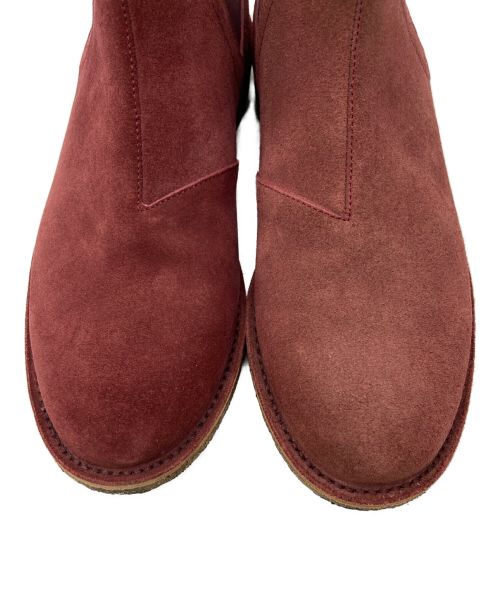 BOTTEGA VENETA（ボッテガベネタ）BOTTEGA VENETA (ボッテガベネタ) サイドゴアブーツ ボルドー サイズ:40　2／1の古着・服飾アイテム