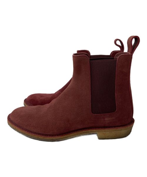 BOTTEGA VENETA（ボッテガベネタ）BOTTEGA VENETA (ボッテガベネタ) サイドゴアブーツ ボルドー サイズ:40　2／1の古着・服飾アイテム