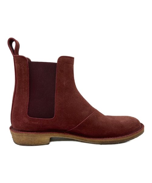 BOTTEGA VENETA（ボッテガベネタ）BOTTEGA VENETA (ボッテガベネタ) サイドゴアブーツ ボルドー サイズ:40　2／1の古着・服飾アイテム