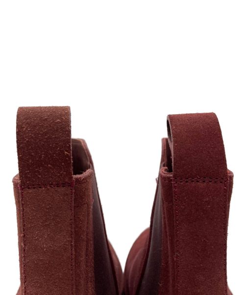 BOTTEGA VENETA（ボッテガベネタ）BOTTEGA VENETA (ボッテガベネタ) サイドゴアブーツ ボルドー サイズ:40　2／1の古着・服飾アイテム