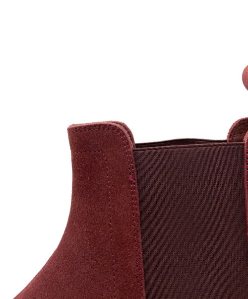 BOTTEGA VENETA（ボッテガベネタ）BOTTEGA VENETA (ボッテガベネタ) サイドゴアブーツ ボルドー サイズ:40　2／1の古着・服飾アイテム