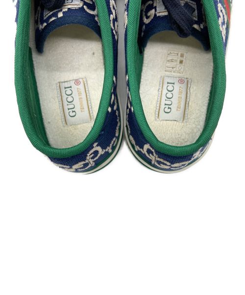 GUCCI（グッチ）GUCCI (グッチ) スニーカー ブルー サイズ:10の古着・服飾アイテム