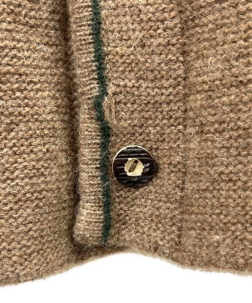STOCKERPOINT（ストッカーポイント）STOCKERPOINT (ストッカーポイント) ニットカーディガン ブラウン サイズ:54の古着・服飾アイテム