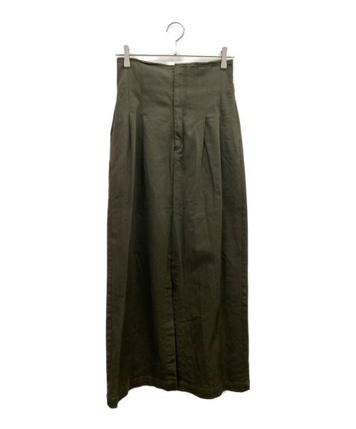 RIM.ARK（リムアーク）RIM.ARK (リムアーク) High waist slit SK オリーブ サイズ:38の古着・服飾アイテム