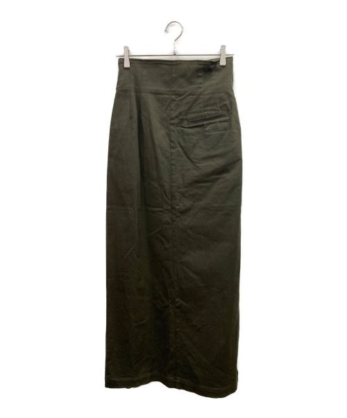 RIM.ARK（リムアーク）RIM.ARK (リムアーク) High waist slit SK オリーブ サイズ:38の古着・服飾アイテム