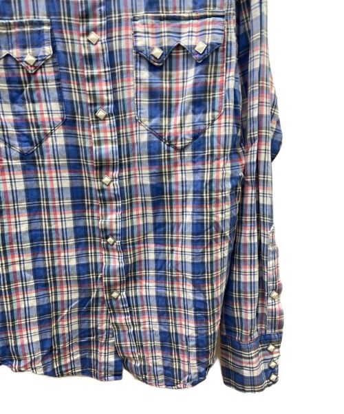 Rockmount Ranch Wear（ロックマウントランチウェア）Rockmount Ranch Wear (ロックマウントランチウェア) チェックシャツ ブルー サイズ:FREEの古着・服飾アイテム