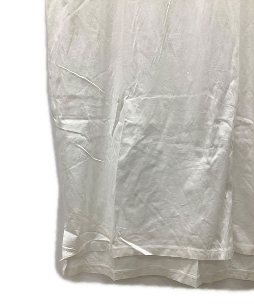 Midi-Umi（ミディウミ）Midi-Umi (ミディウミ) カットソーワンピース ホワイト サイズ:FREEの古着・服飾アイテム