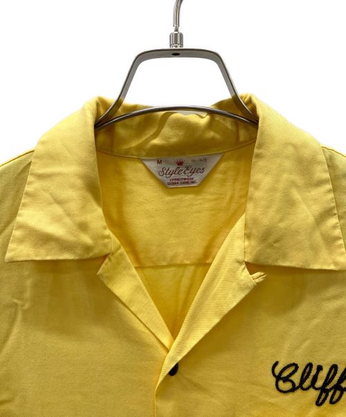 STYLE EYES（スタイルアイズ）STYLE EYES (スタイルアイズ) ボーリングシャツ イエロー サイズ:Mの古着・服飾アイテム