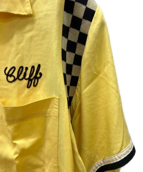 STYLE EYES（スタイルアイズ）STYLE EYES (スタイルアイズ) ボーリングシャツ イエロー サイズ:Mの古着・服飾アイテム