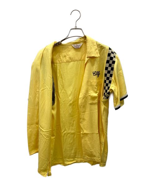 STYLE EYES（スタイルアイズ）STYLE EYES (スタイルアイズ) ボーリングシャツ イエロー サイズ:Mの古着・服飾アイテム