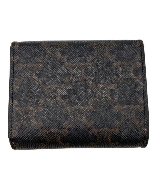 CELINE（セリーヌ）CELINE (セリーヌ) 3つ折り財布/	トリオンフ ブラウンの古着・服飾アイテム