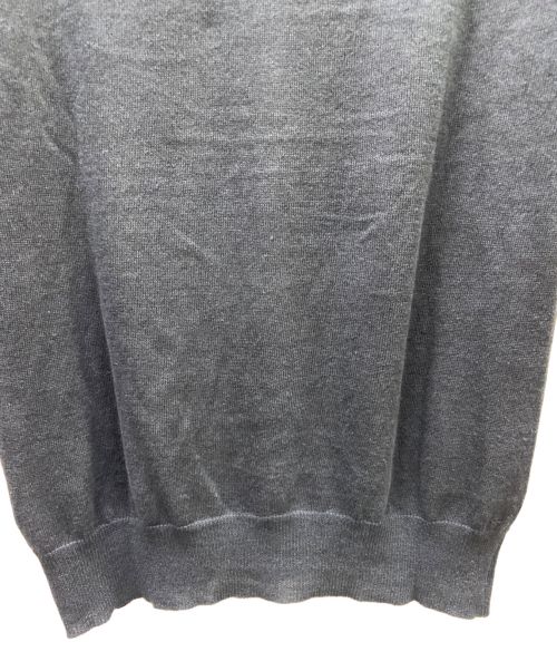 MORGANO（モルガーノ）MORGANO (モルガーノ) 半袖ニット ブラック サイズ:46の古着・服飾アイテム