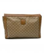 CELINEセリーヌ）の古着「ハンドポーチ マカダム」｜ベージュ×ブラウン