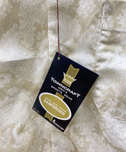 TOWN CRAFT（タウンクラフト）TOWN CRAFT (タウンクラフト) 半袖シャツ ベージュ サイズ:M 未使用品の古着・服飾アイテム