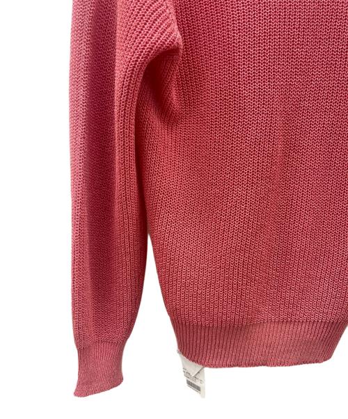 2nd nolleys（セカンドノーリーズ）2nd nolleys (セカンドノーリーズ) 和紙コットンVネックニット ピンク サイズ:FREE 未使用品の古着・服飾アイテム