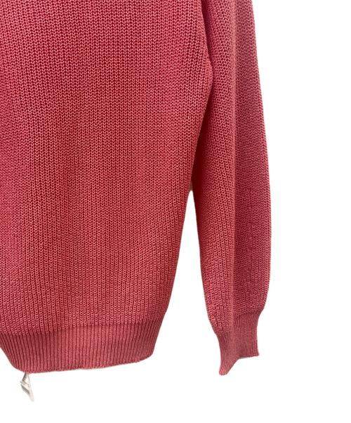 2nd nolleys（セカンドノーリーズ）2nd nolleys (セカンドノーリーズ) 和紙コットンVネックニット ピンク サイズ:FREE 未使用品の古着・服飾アイテム