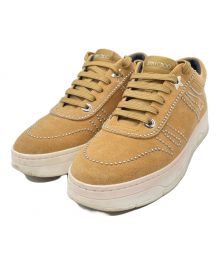 JIMMY CHOO（ジミーチュウ）の古着「JIMMY CHOO　ローカットスニーカー」｜ベージュ