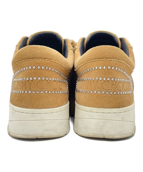 JIMMY CHOO（ジミーチュウ）JIMMY CHOO (ジミーチュウ) JIMMY CHOO　ローカットスニーカー ベージュ サイズ:23.5cmの古着・服飾アイテム