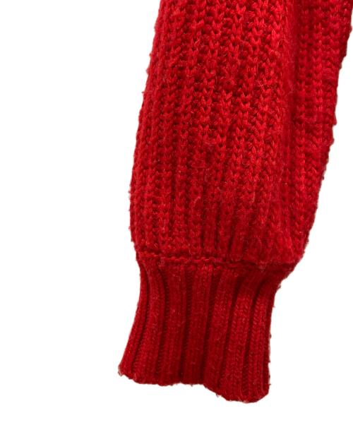 Ameri（アメリ）AMERI (アメリ) バックタックニット レッド サイズ:FREEの古着・服飾アイテム