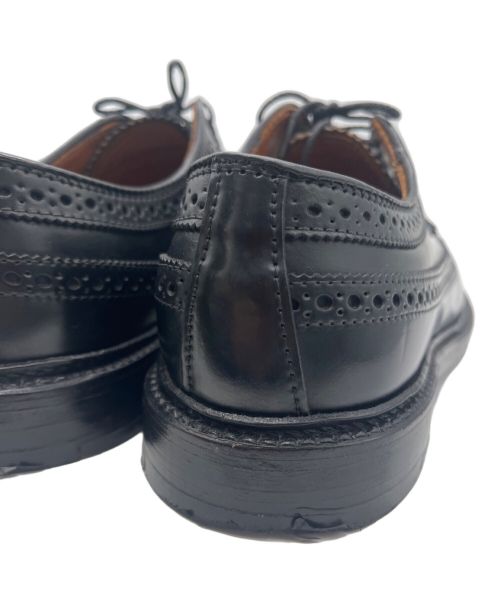 Alden（オールデン）Alden (オールデン) ウィングチップシューズ ブラック サイズ:US7 1/2の古着・服飾アイテム