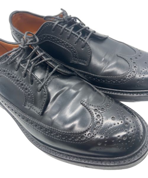 Alden（オールデン）Alden (オールデン) ウィングチップシューズ ブラック サイズ:US7 1/2の古着・服飾アイテム